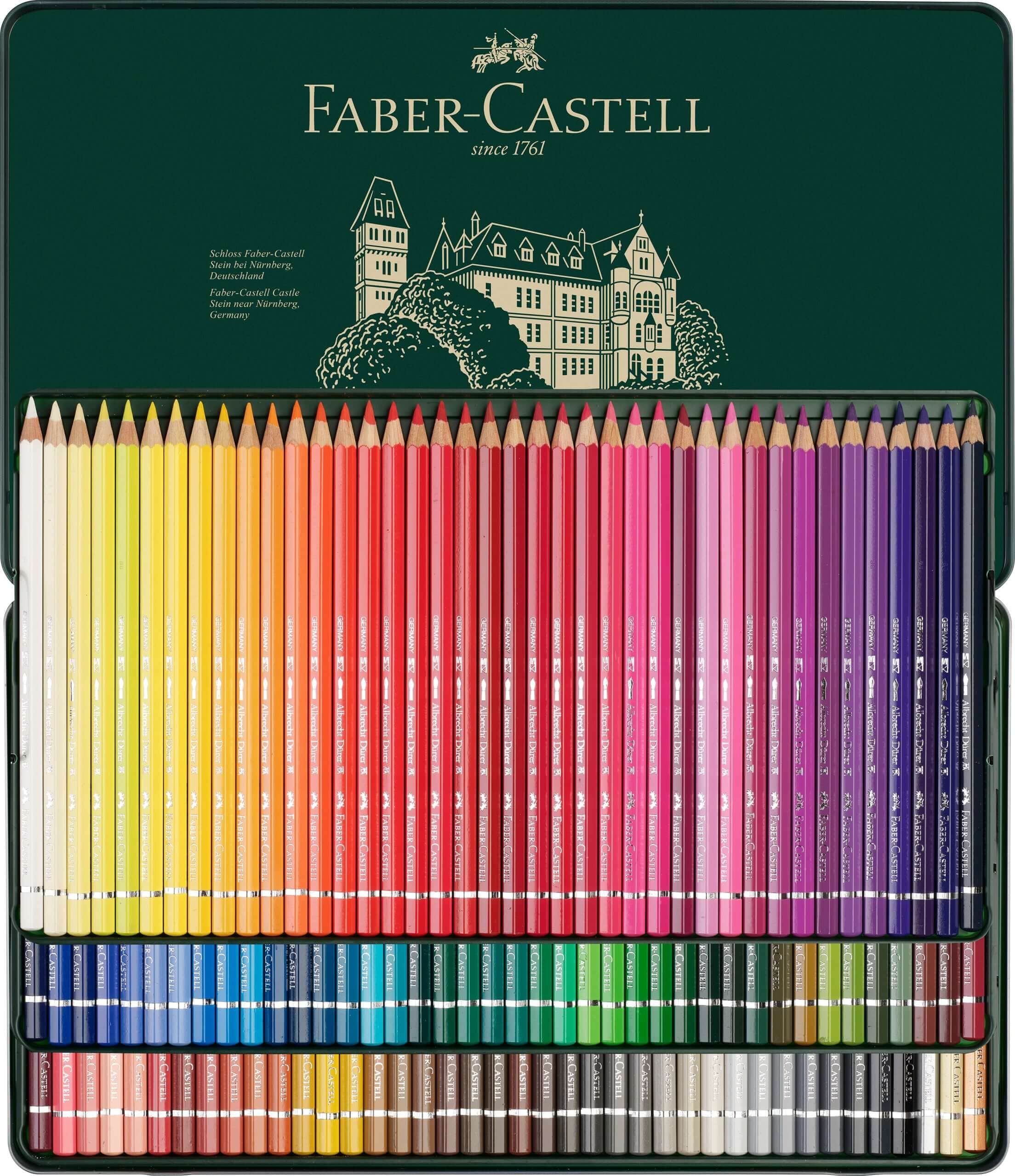 Faber-Castell Farveblyanter Faber-Castell Albrecht Dürer akvarelfarver tinæske - 120 farver