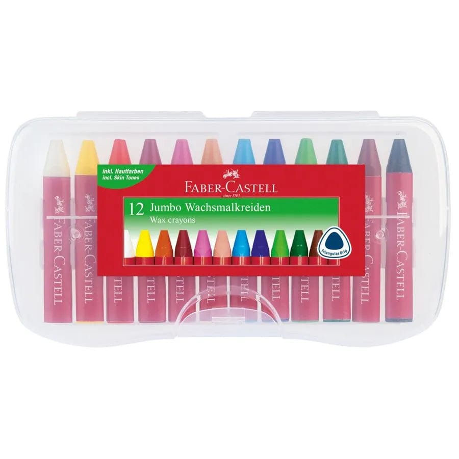 Faber-Castell Farveblyanter Faber-Castell Jumbo Voks Crayons 12 stk