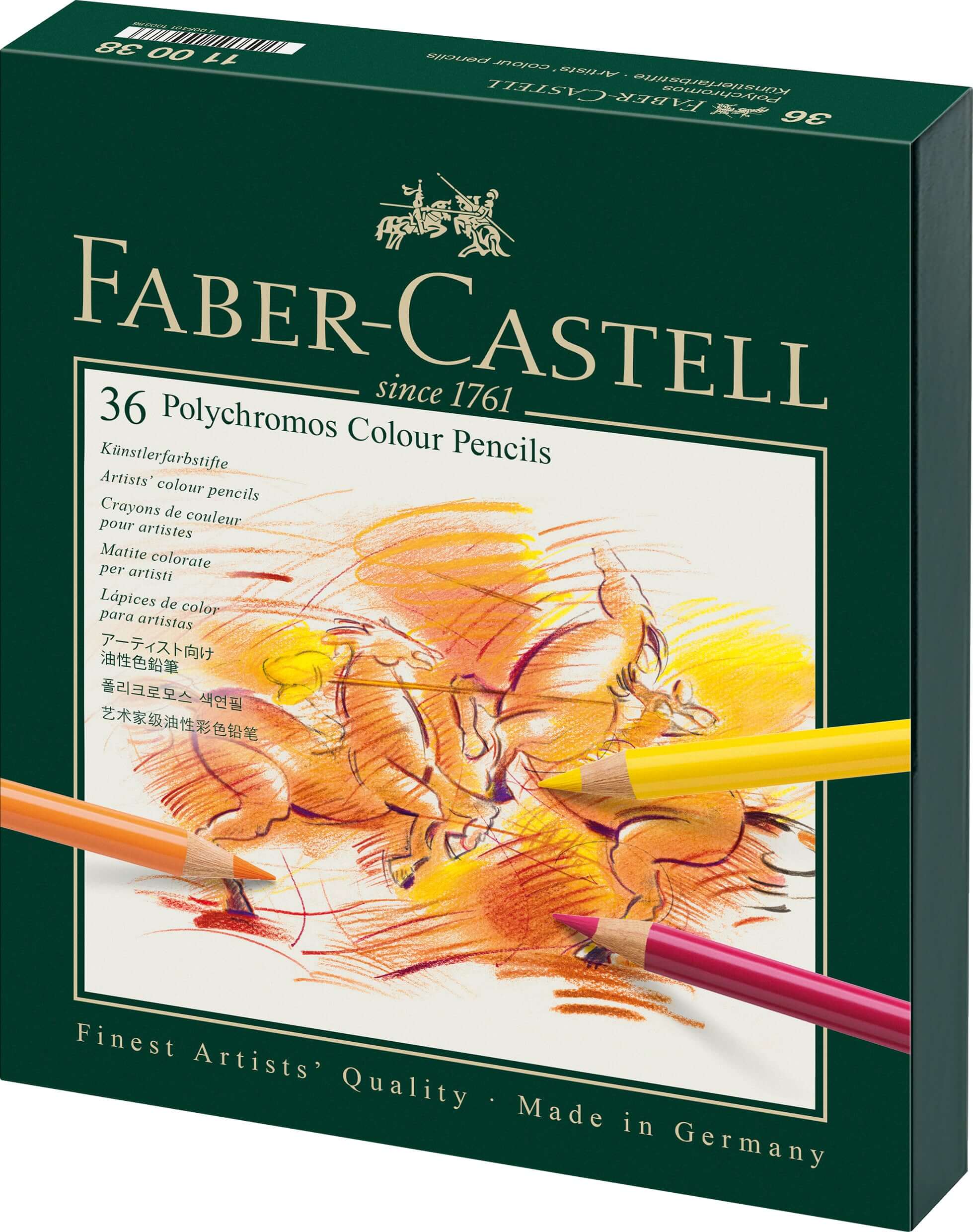 Faber-Castell Farveblyanter Faber-Castell Polychromos Studieboks - 36 farver