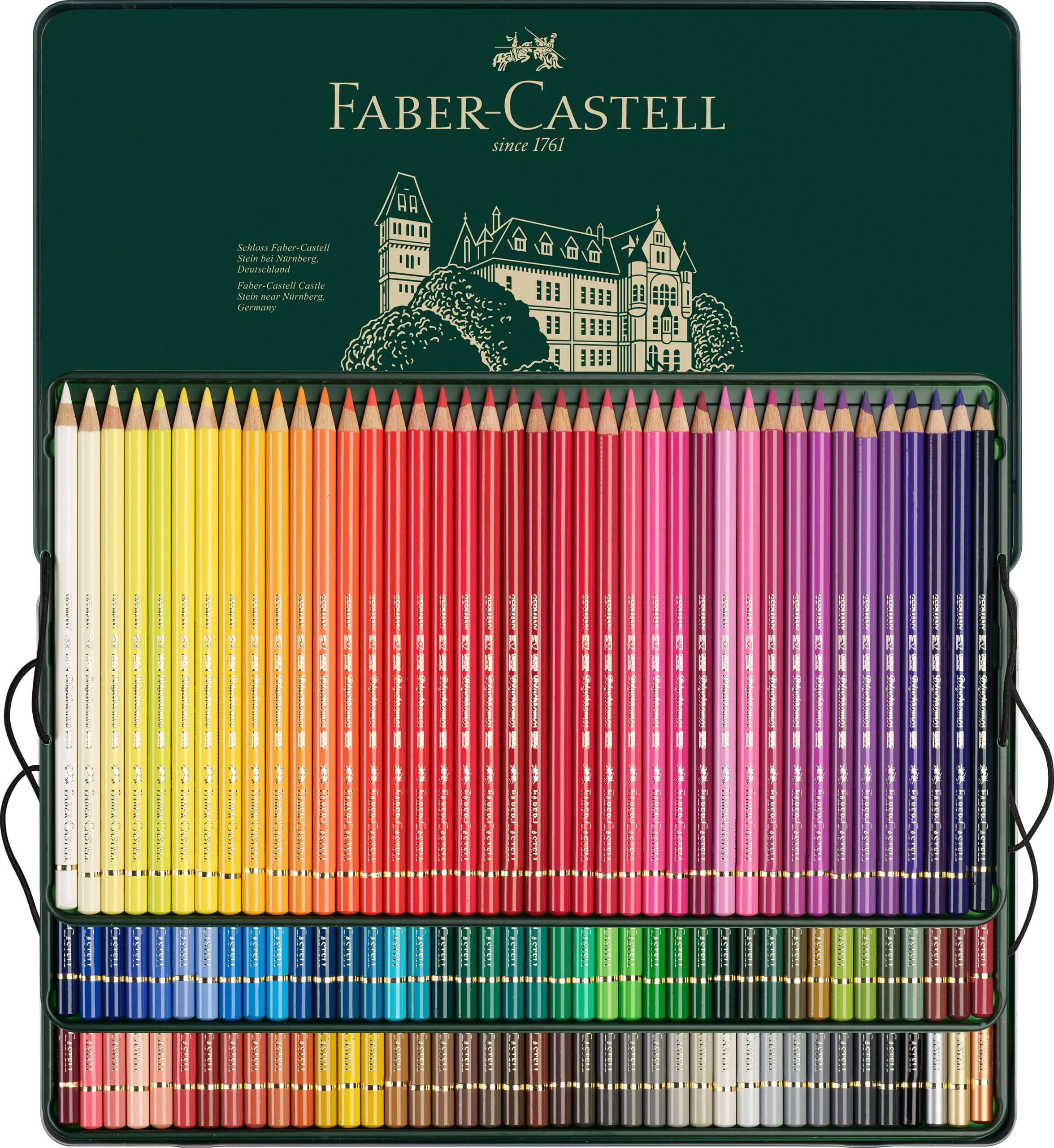 Faber-Castell Farveblyanter Faber-Castell Polychromos tinæske - 120 farver