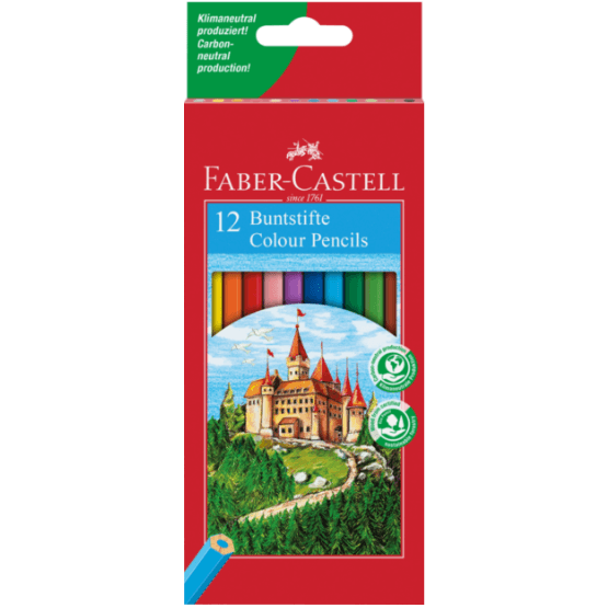 Faber-Castell Farveblyanter Faber-Castell Slot farveblyanter - 12 farver