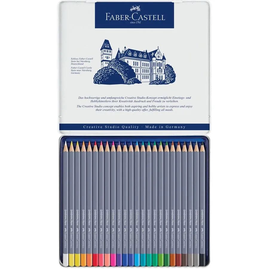 Faber-Castell FC Goldfaber akvarel tin 24 ass