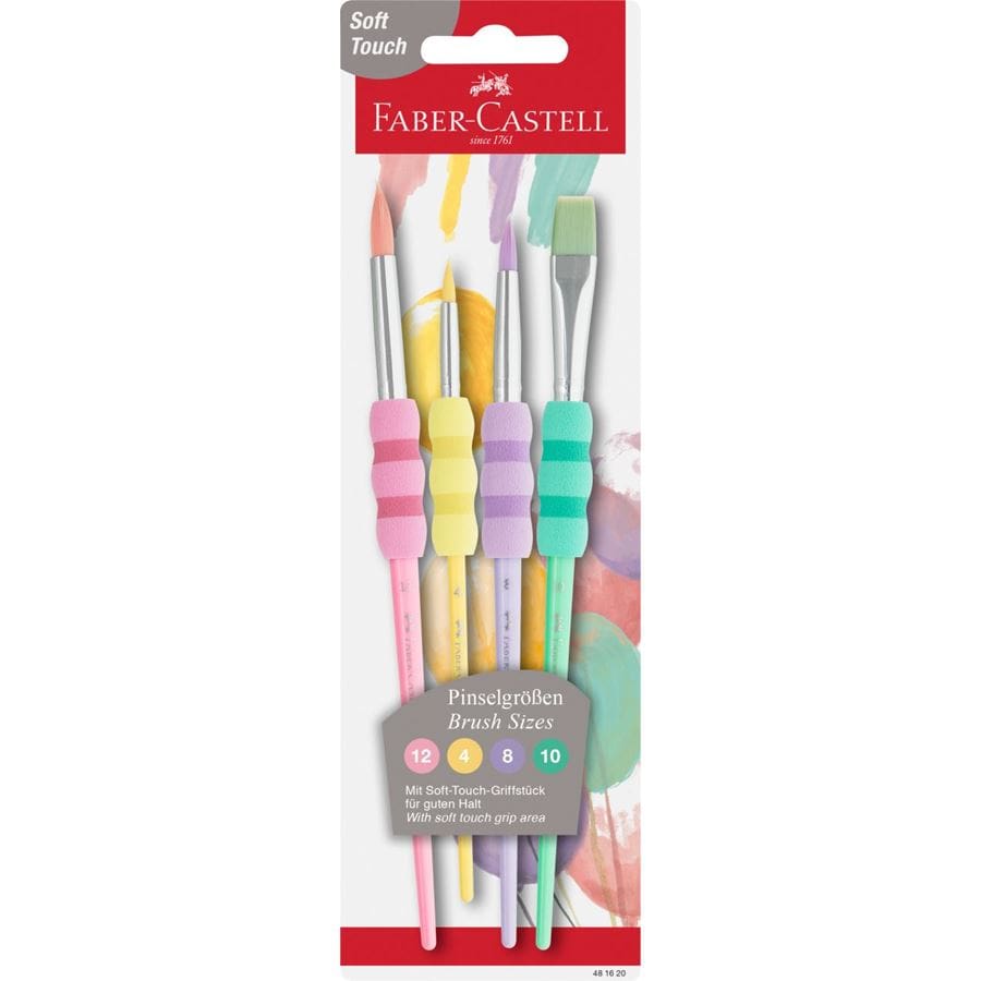 Faber-Castell Pensler FC Penselsæt pastel m/ 4 pensler