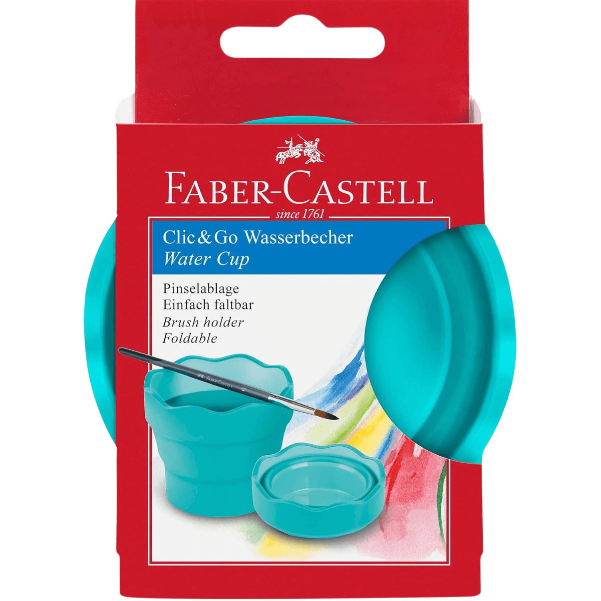 Faber-Castell Tilbehør Faber-Castell Click & Go cup - Turkis