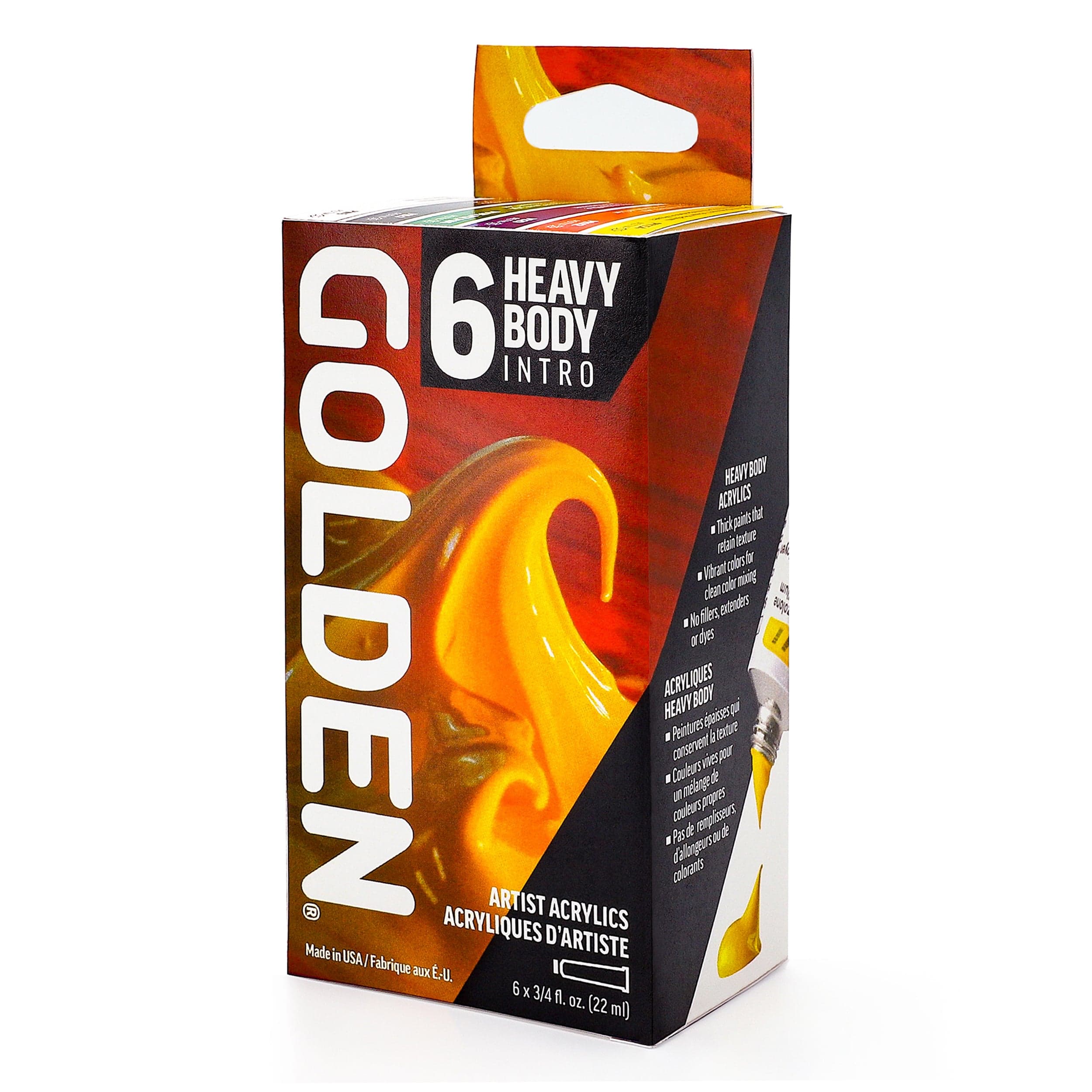Golden Akrylmaling GOLDEN Heavy Body Intro sæt 075