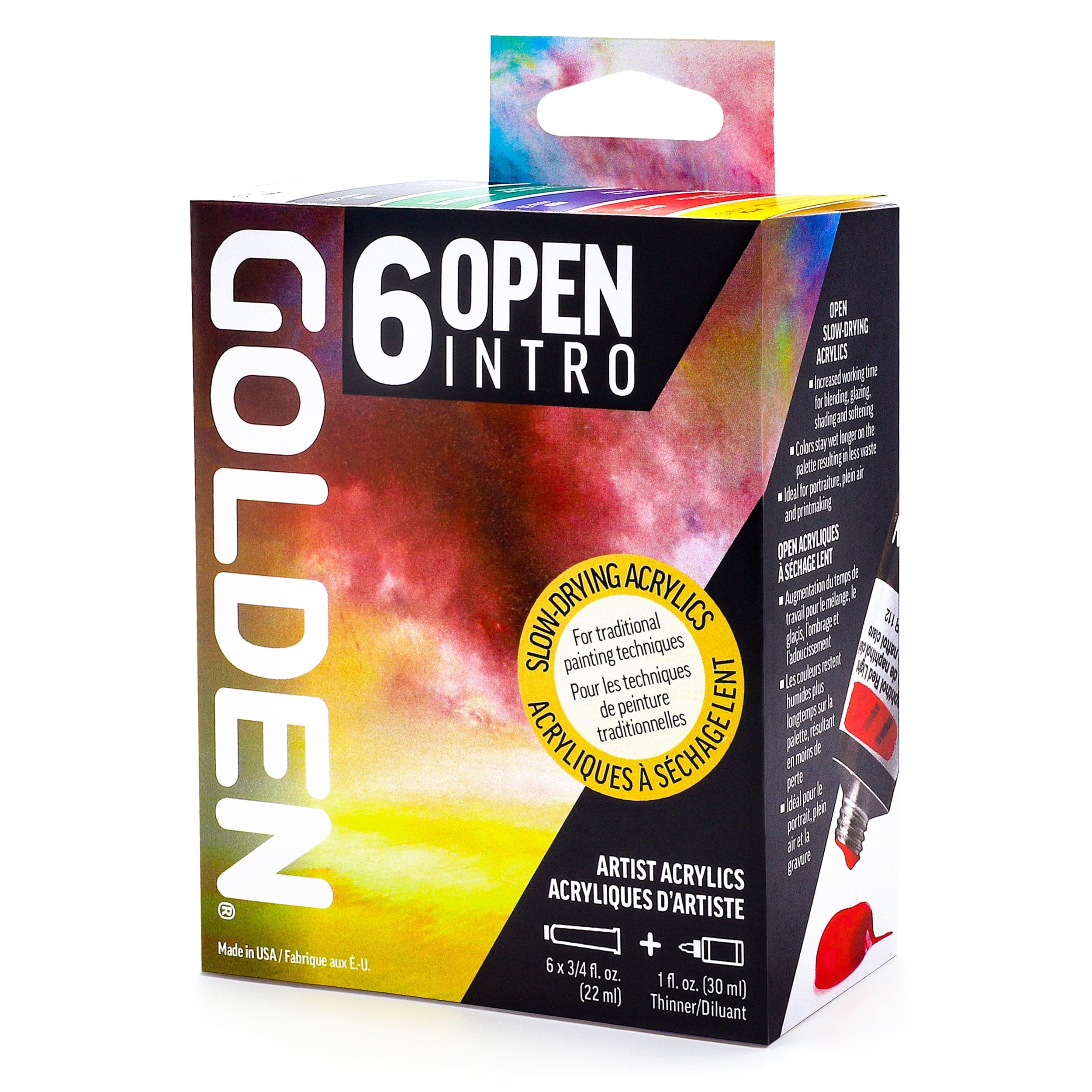 Golden Akrylmaling GOLDEN OPEN intro sæt 055