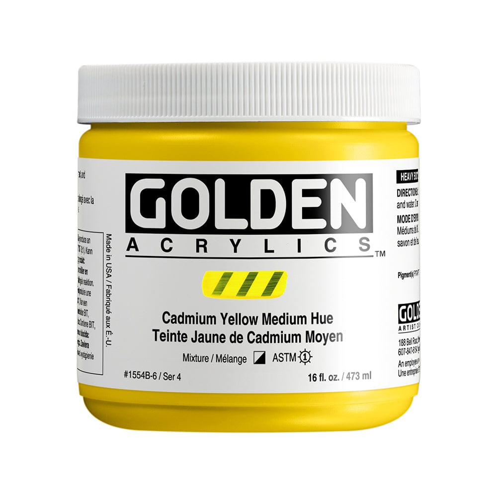 Golden Heavy Body 473ml Cadmium Yellow Medium Hue