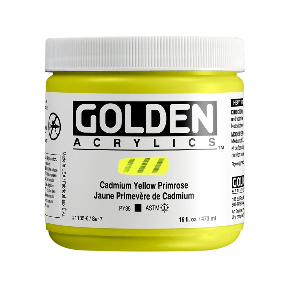 Golden Heavy Body 473ml Cadmium Yellow Primrose