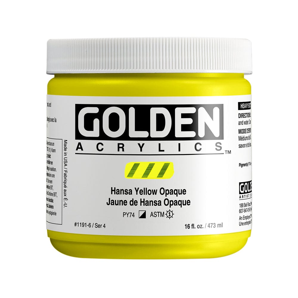 Golden Heavy Body 473ml Hansa Yellow Opaque