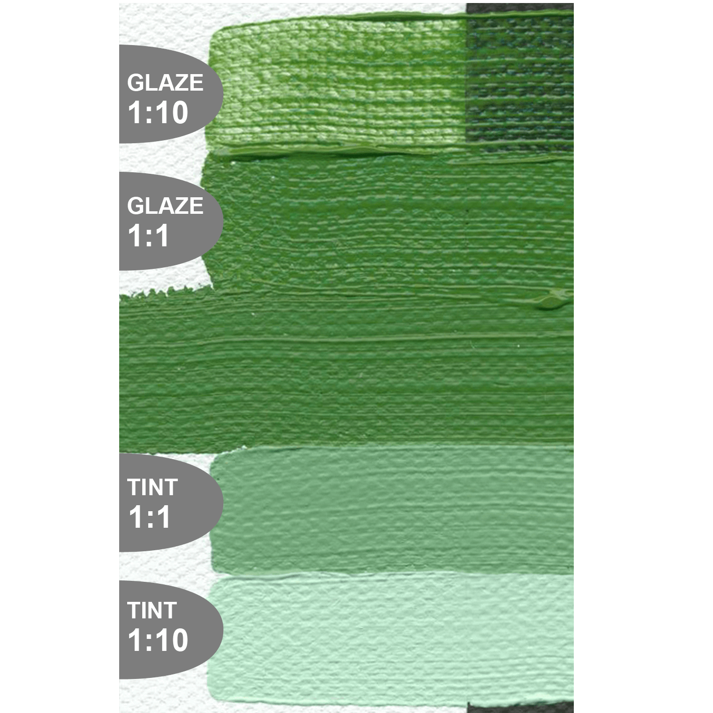 Golden Heavy Body Chromium Oxide Green
