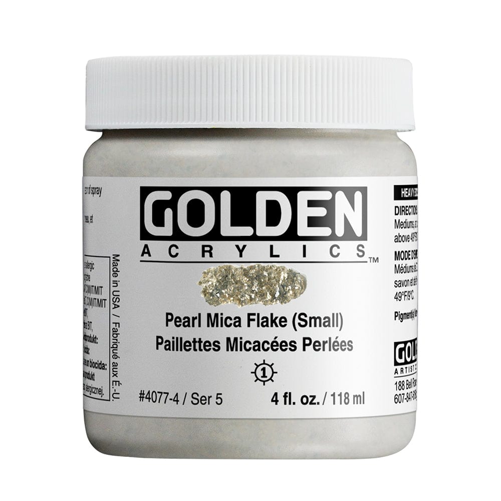 Golden Heavy Body Pearl Mica Flake (Small)