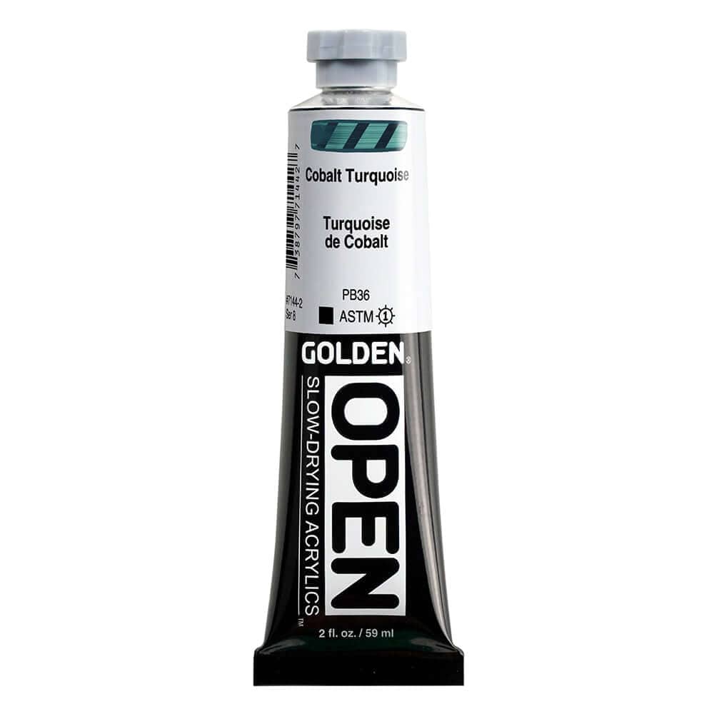 Golden Open Cobalt Turquoise