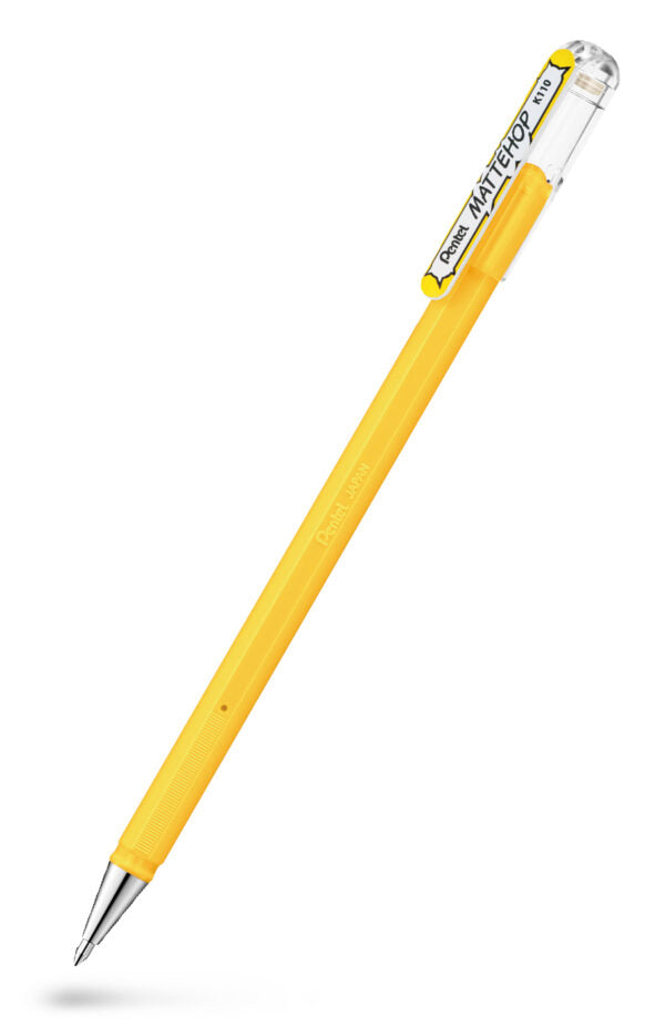 PENTEL Mattehop Gelrollerpen Gul
