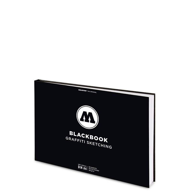 Molotow Tegnepapir A4 Landskab Molotow Original Black Book