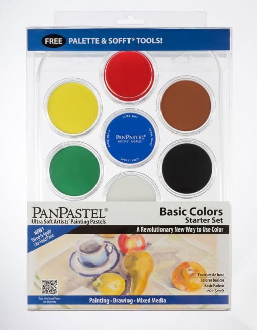 Panpastel Tørpastel Basic Colors Panpastel-kit 7 stk og tilbehør (Flere varianter)