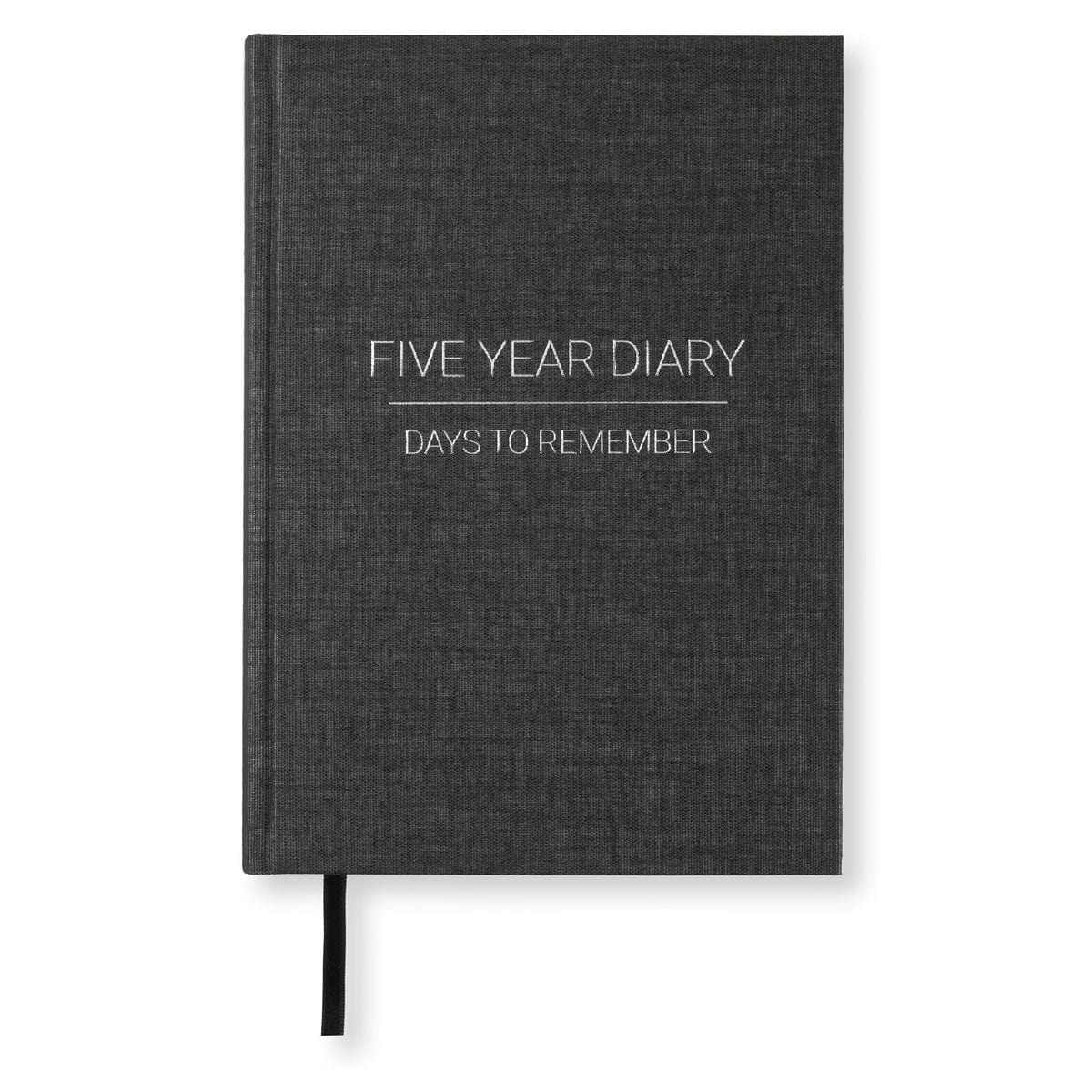 PaperStyle PS FIVE YEAR DIARY A5 Transparent Black
