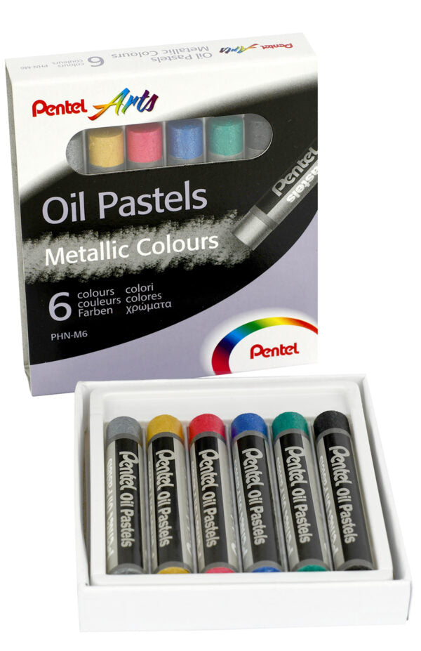 PENTEL Metallic Oliekridt Sæt - ekstra billede