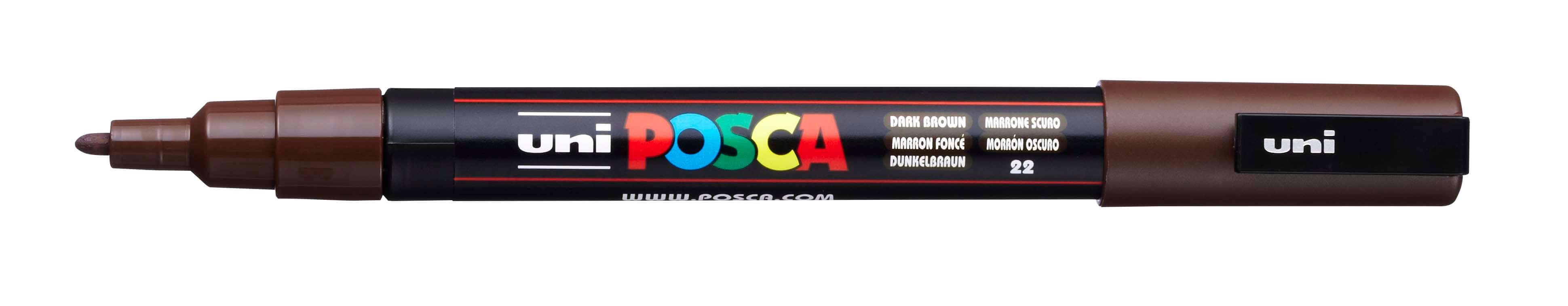 Posca Markers 3M Dark Brown