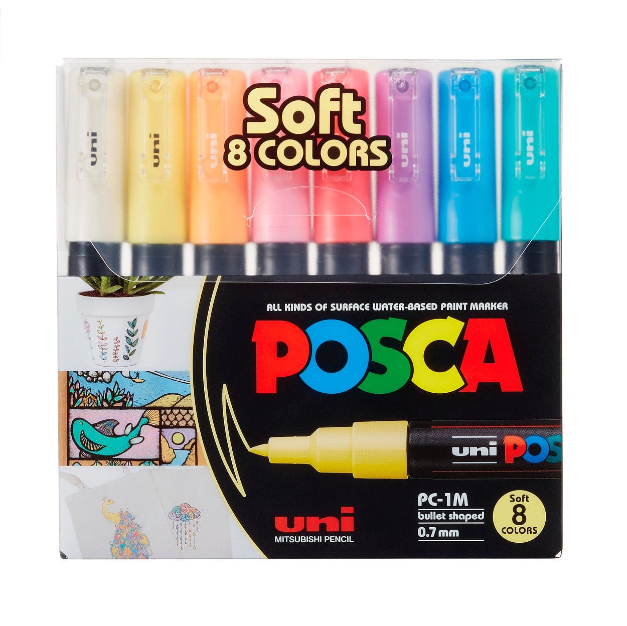 Posca Tuscher Posca Soft Color Set (Flere Varianter)