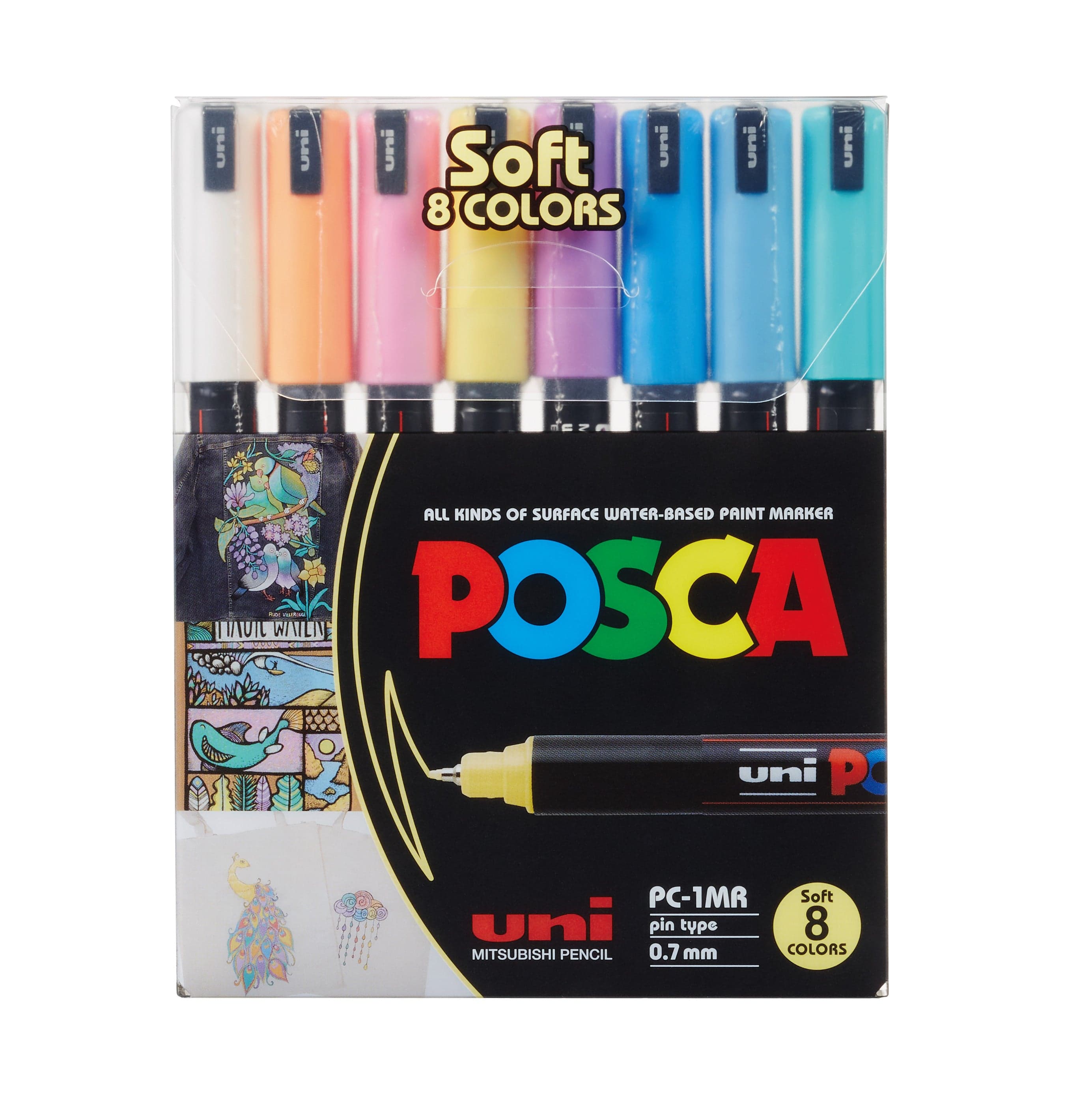 Posca Tuscher Posca Soft Color Set (Flere Varianter)