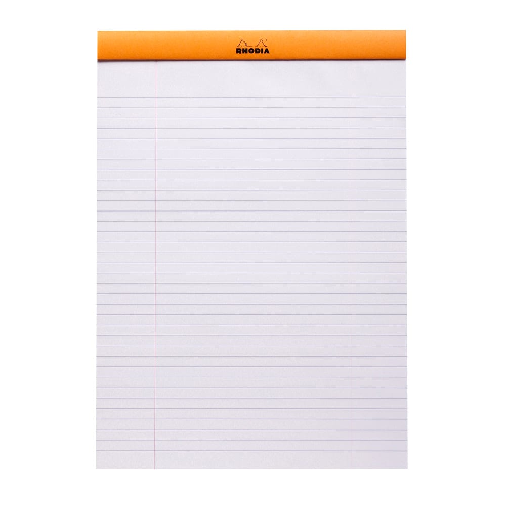 Rhodia Rhodia ORANGE head stapled giant pad N°15 - Linjeret