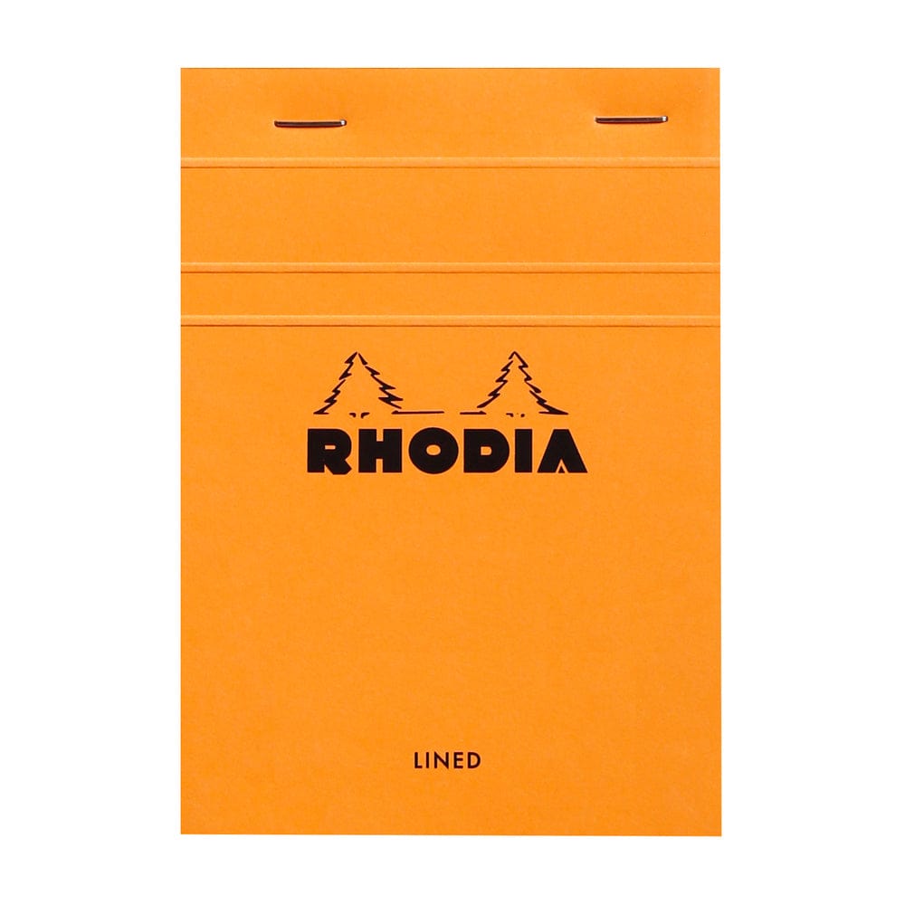 Rhodia Rhodia ORANGE head stapled pad N°13 - Linjeret