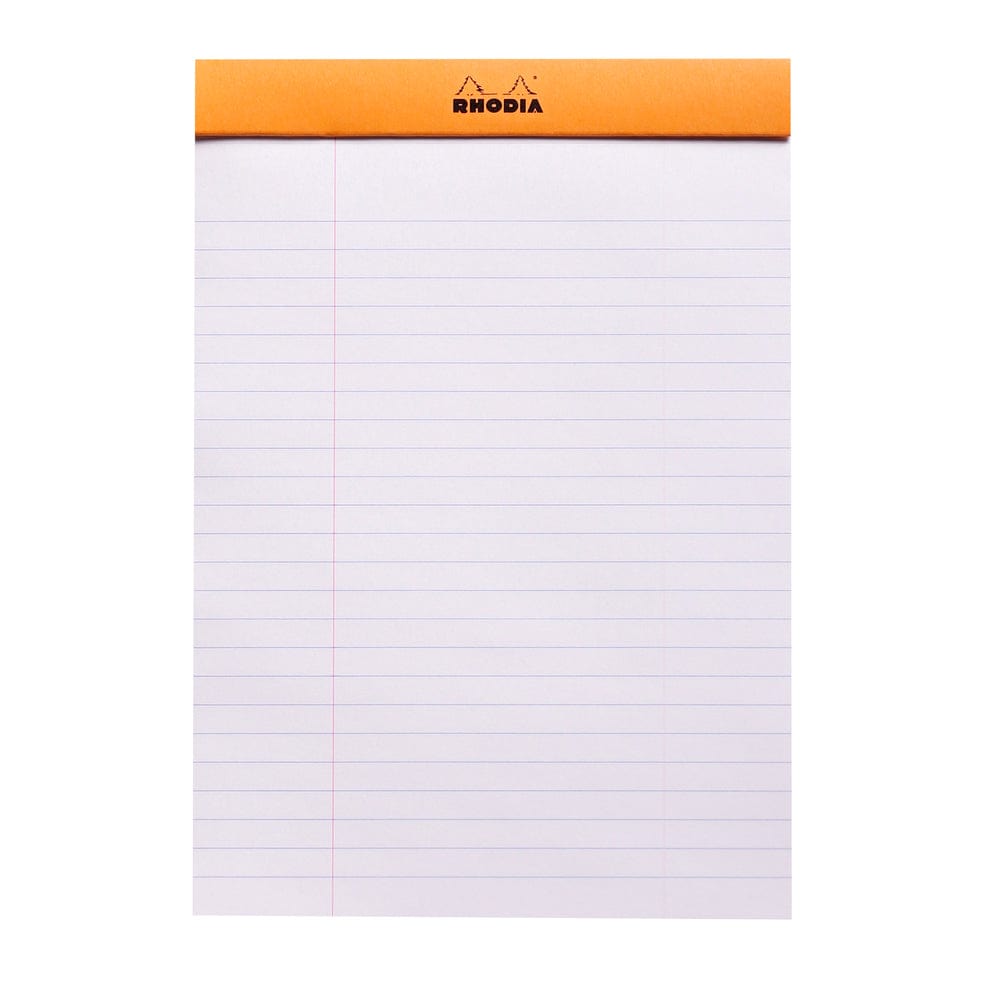 Rhodia Rhodia ORANGE head stapled pad N°18 - Linjeret