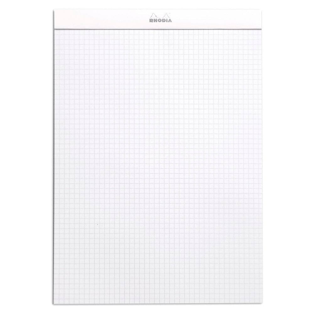 Rhodia Rhodia WHITE head stapled pad N°18 - Linjeret