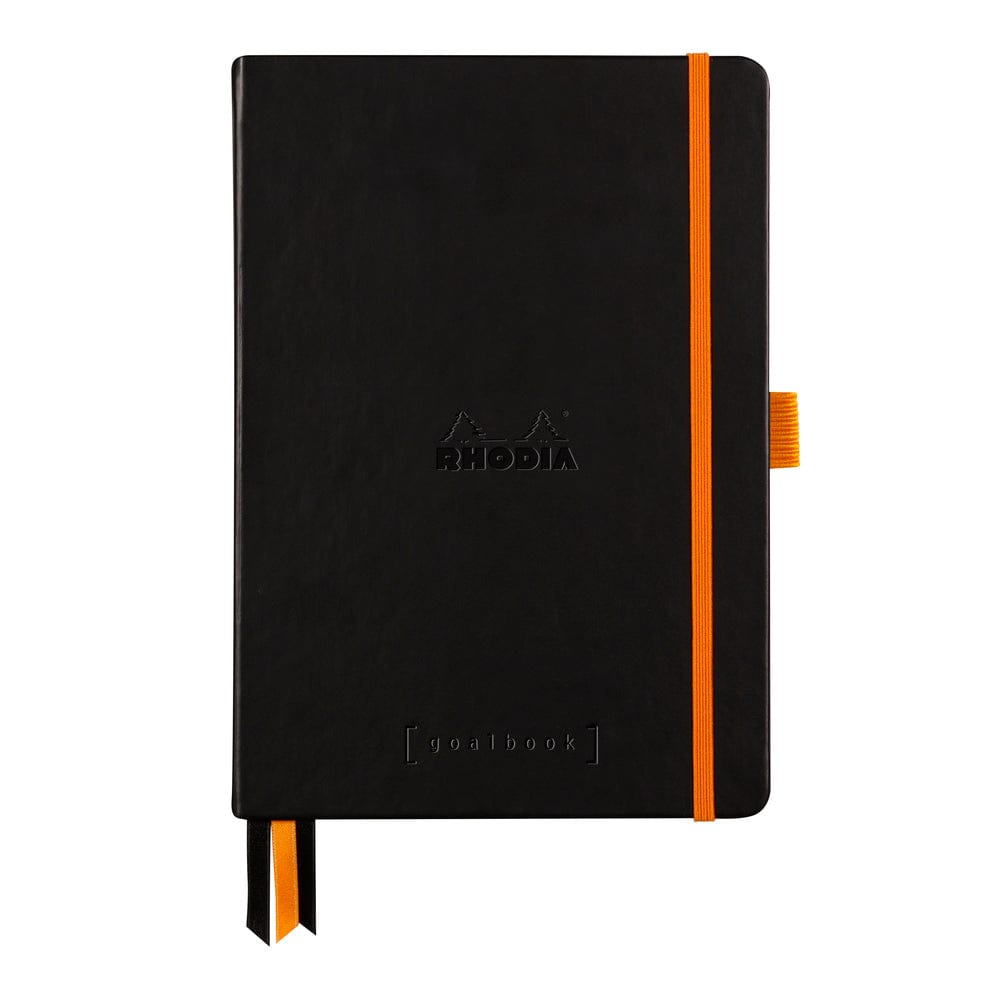 Rhodia Rhodiarama hardcover Goalbook BLACK A5 - White