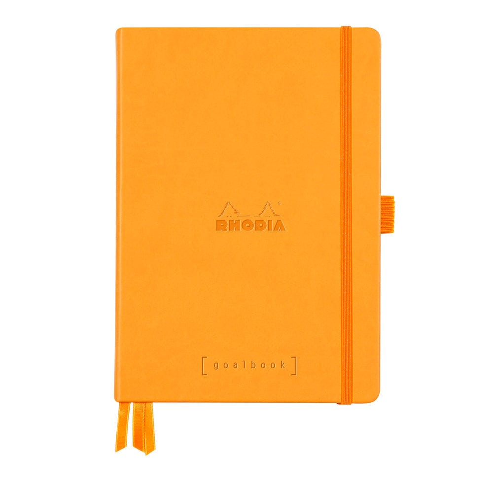 Rhodia Rhodiarama hardcover Goalbook ORANGE A5 - White