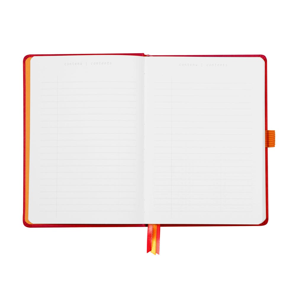 Rhodia Rhodiarama hardcover Goalbook POPPY A5 - White