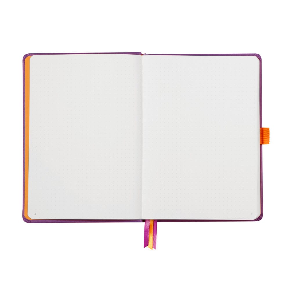 Rhodia Rhodiarama hardcover Goalbook PURPLE A5 - White