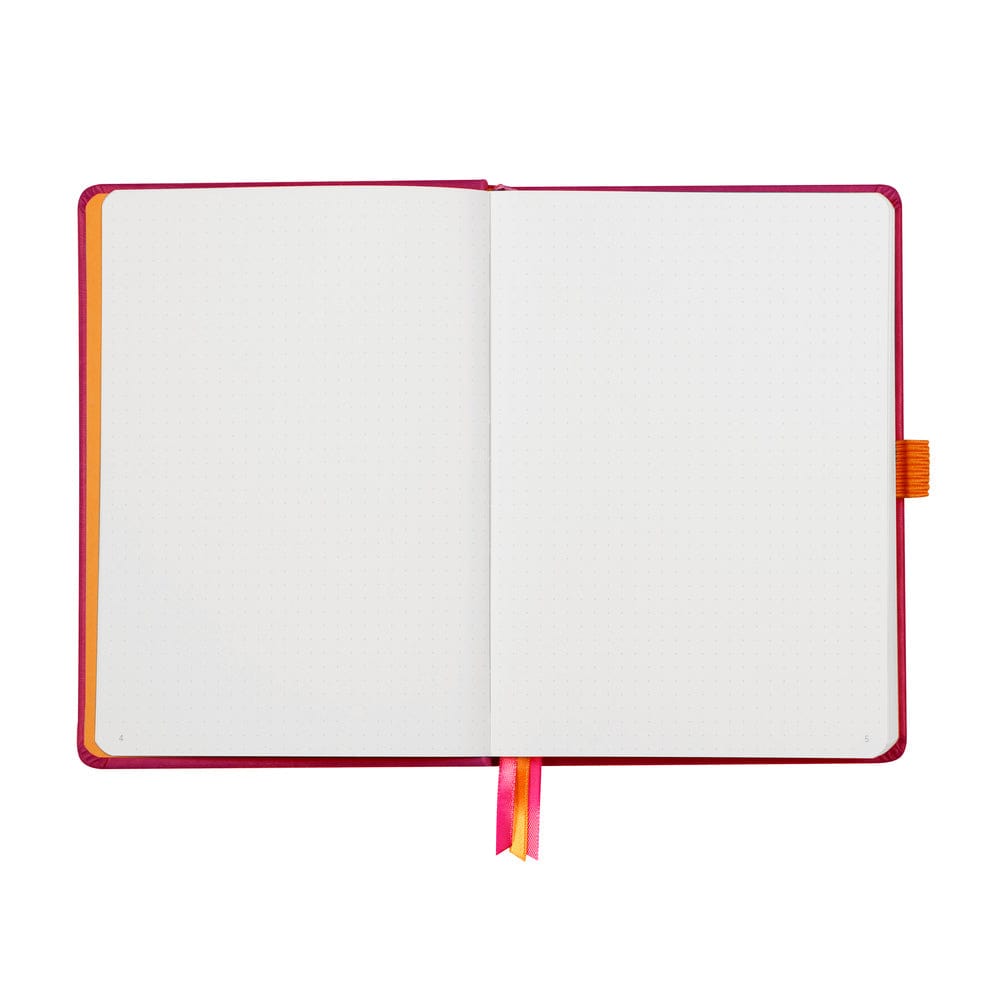 Rhodia Rhodiarama hardcover Goalbook RASPBERRY A5 - White