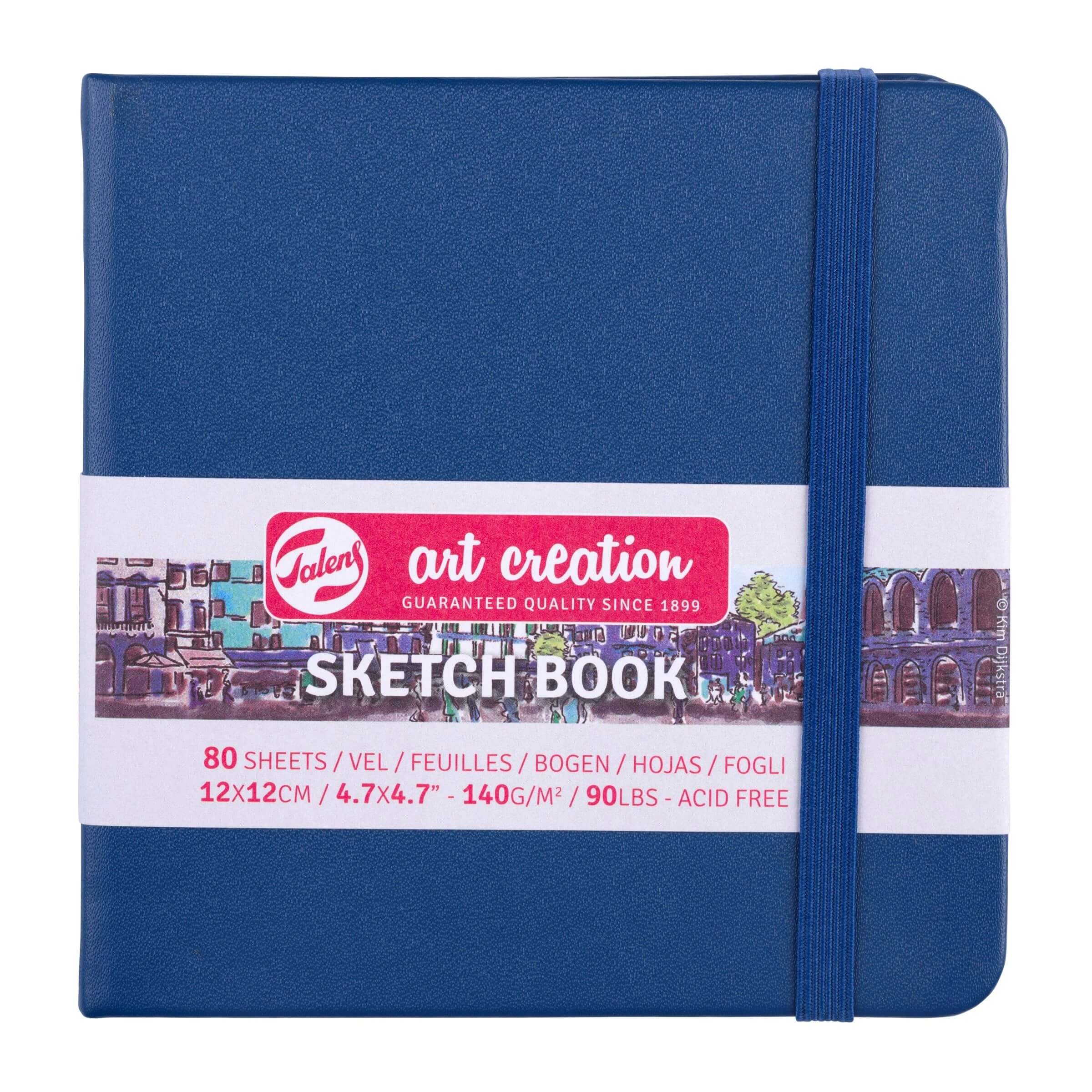 Royal Talens Sketch Book Talens Book NVY.BL.12X12 140G#