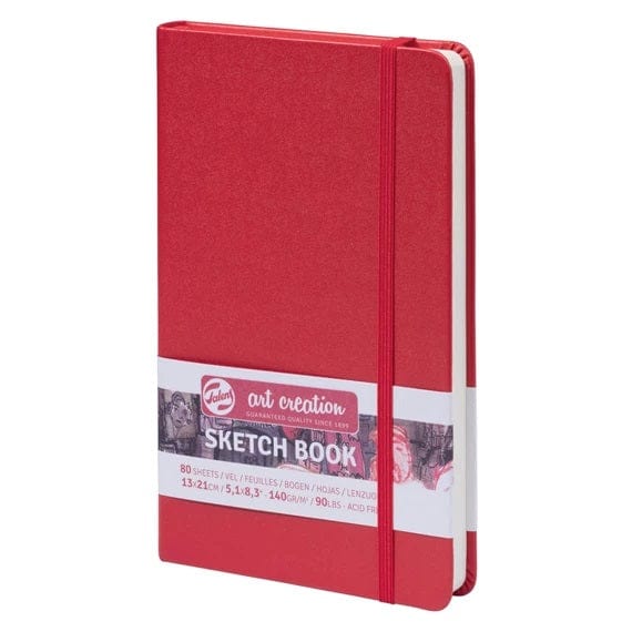 Royal Talens Sketch Book Talens Book RED 9X14 140G#