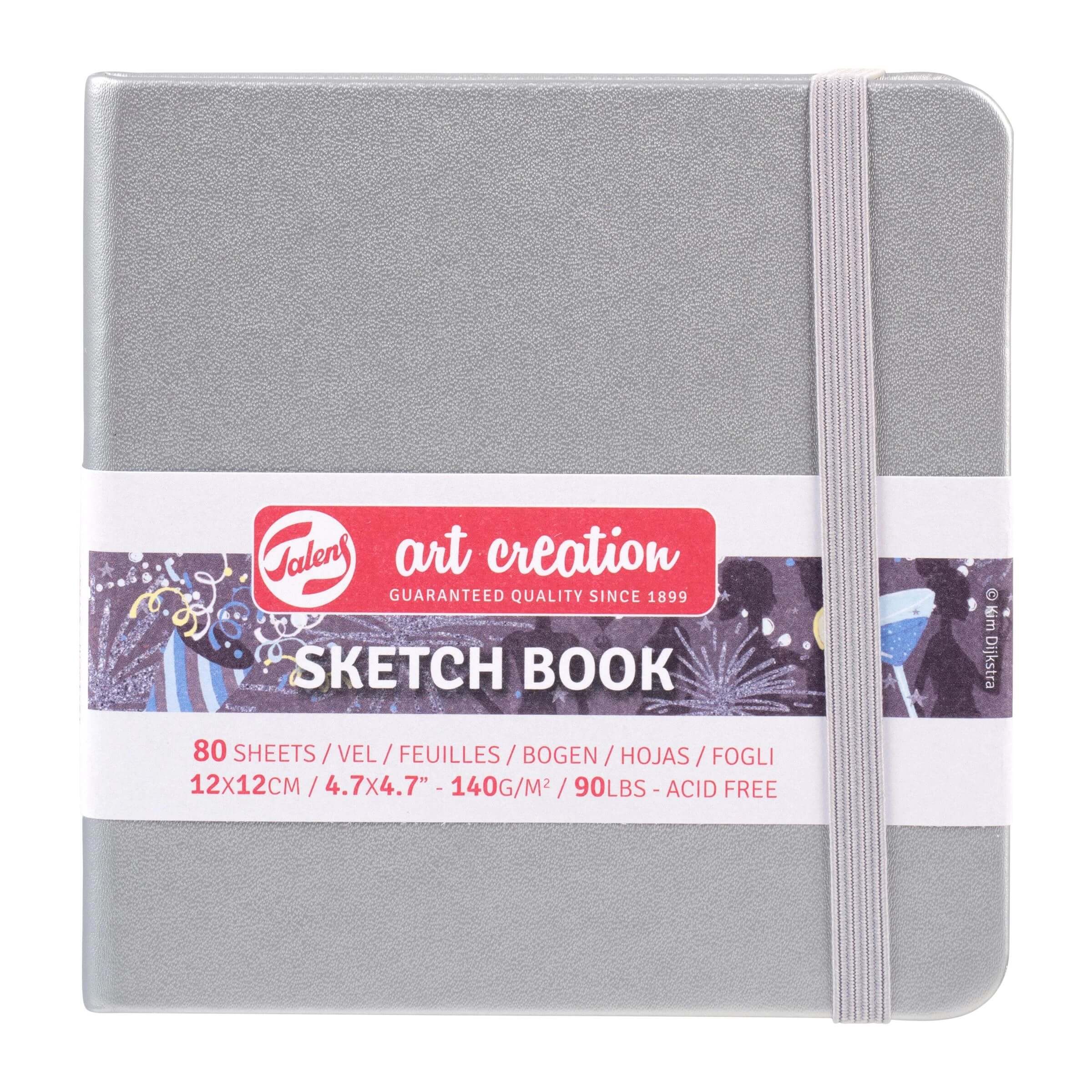 Royal Talens Sketch Book Talens Book S.SLVR.12X12 140G#