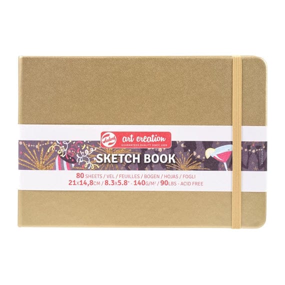 Royal Talens Sketch Book Talens Book W.GOLD 21X15 140G#