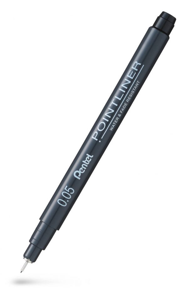 PENTEL Pointliner Fineliner 0,05mm Sort