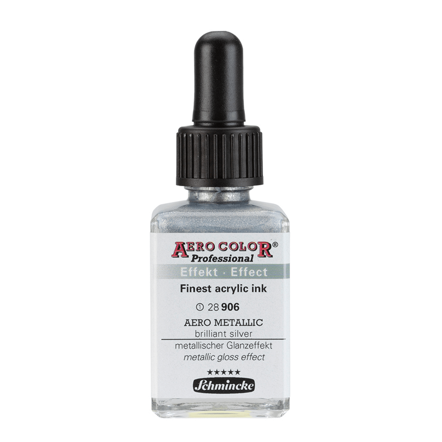 Schmincke Aero Color 28ml Metallic Brilliant Silver