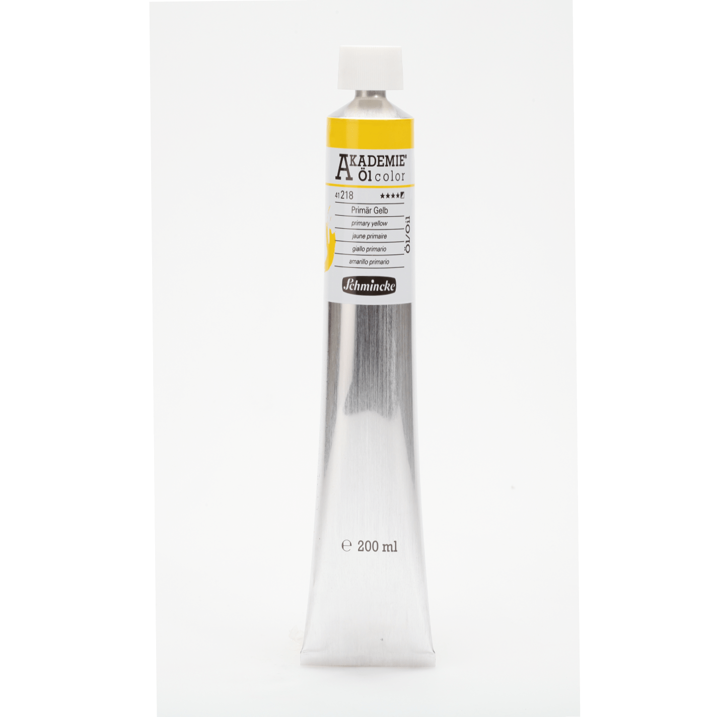 Schmincke Akademie Oil 200ml Primary Yellow