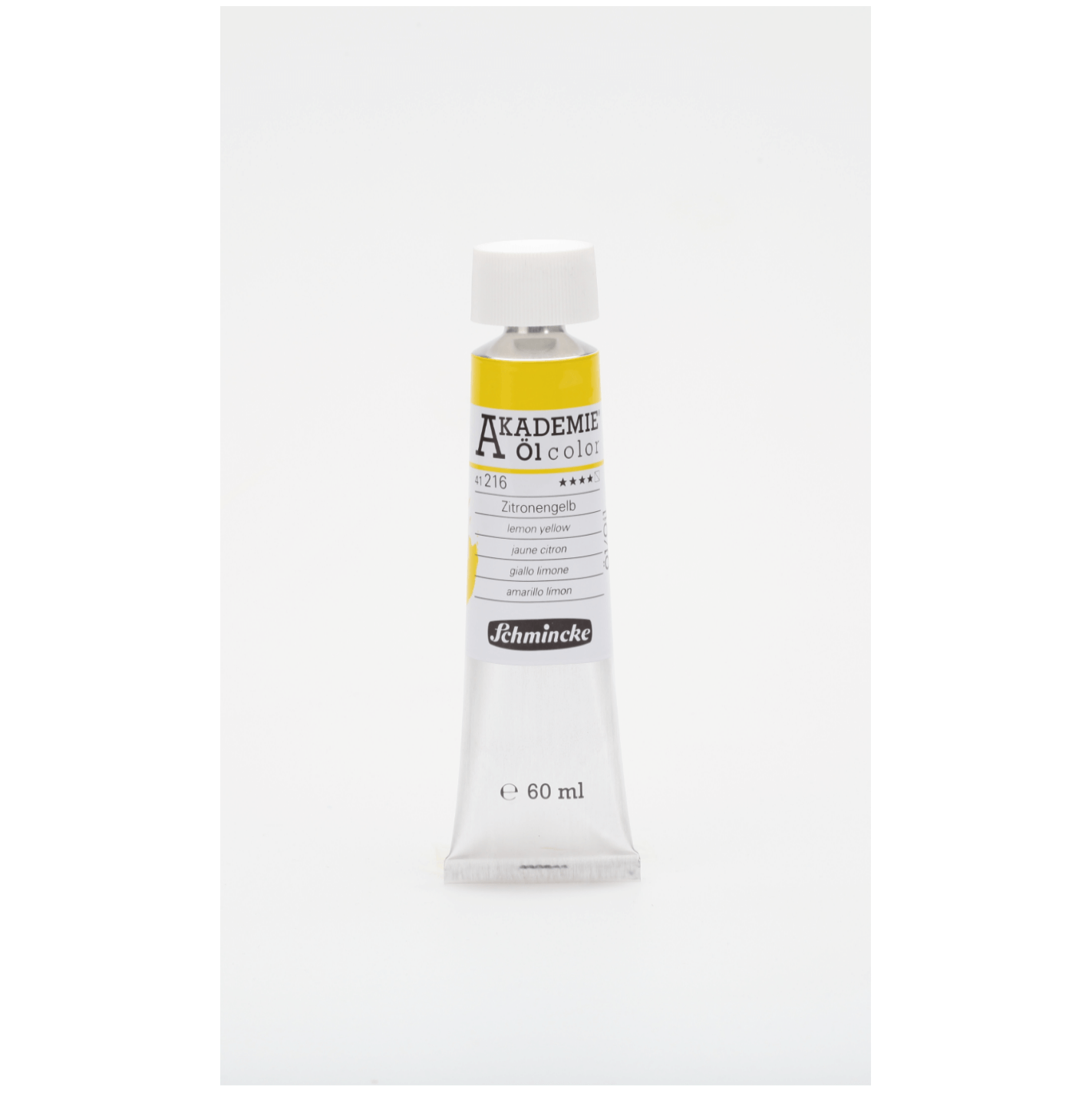 Schmincke Akademie Oil 60ml Lemon Yellow