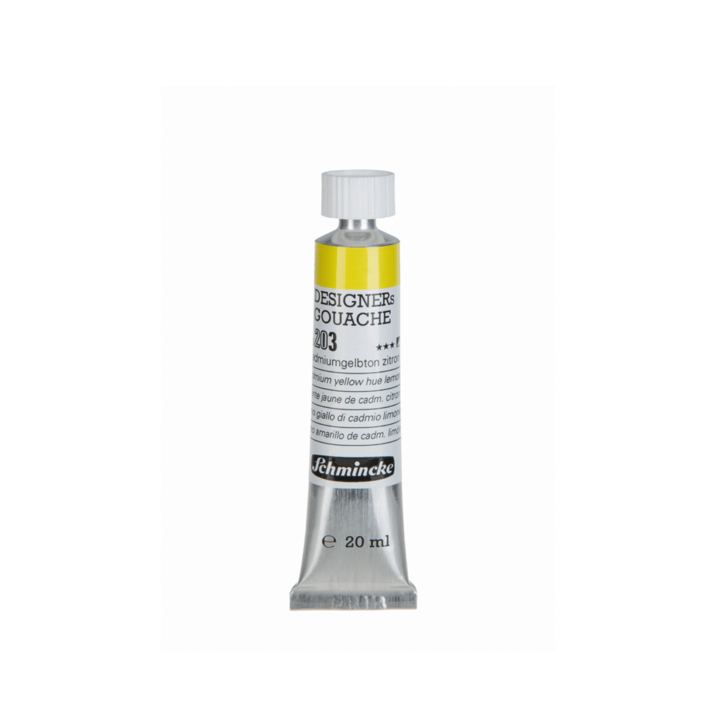 Schmincke Designer gouache 20ml Cadmium Yellow Hue Lemon