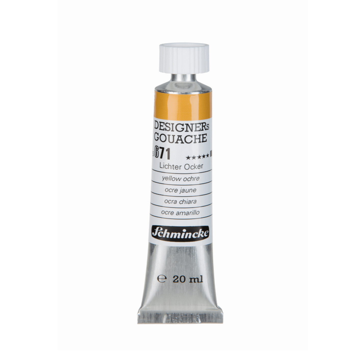 Schmincke Designer gouache 20ml Yellow Ochre