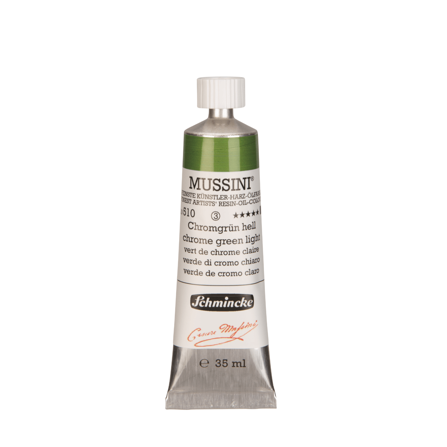 Schmincke Mussini 35ml Chrome Green Light