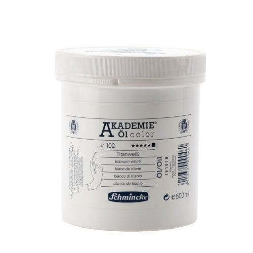 Schmincke Oliemaling Schmincke Akademie Olie 500 ml. Titanium White