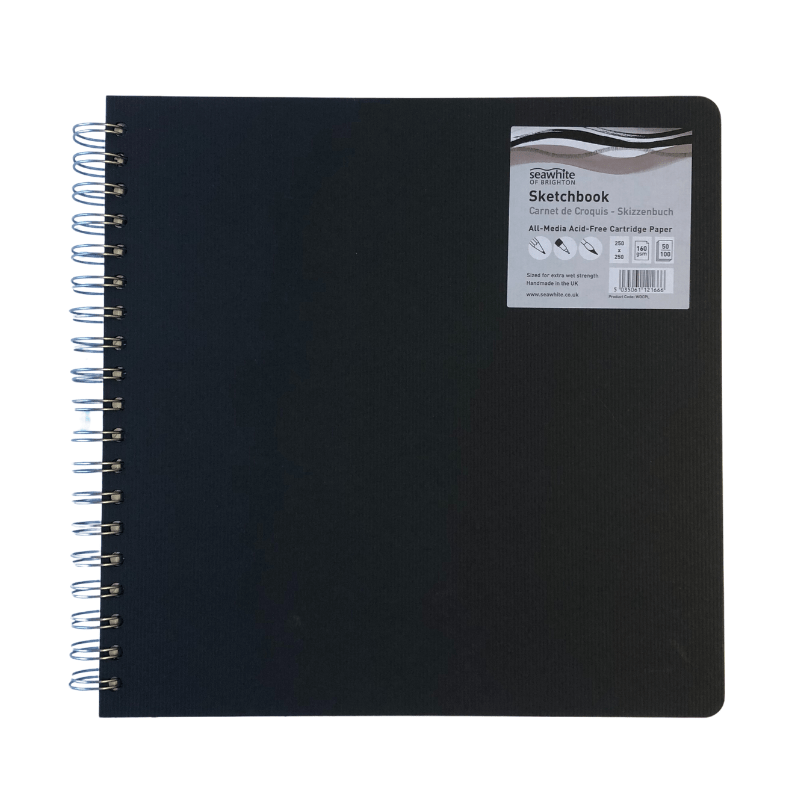 Seawhite Sketch Book Seawhite Euro Sketchbook 25x25 160 gsm. 50 ark