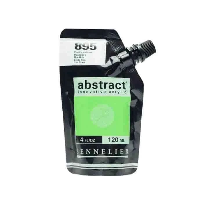 Sennelier Abstract akryl 120ml Fluorescent Green