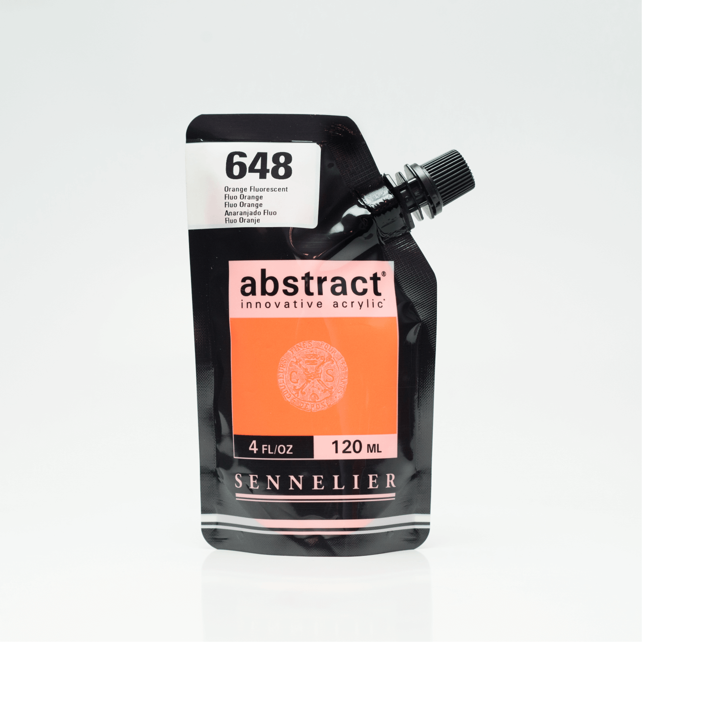 Sennelier Abstract akryl 120ml Fluorescent Orange