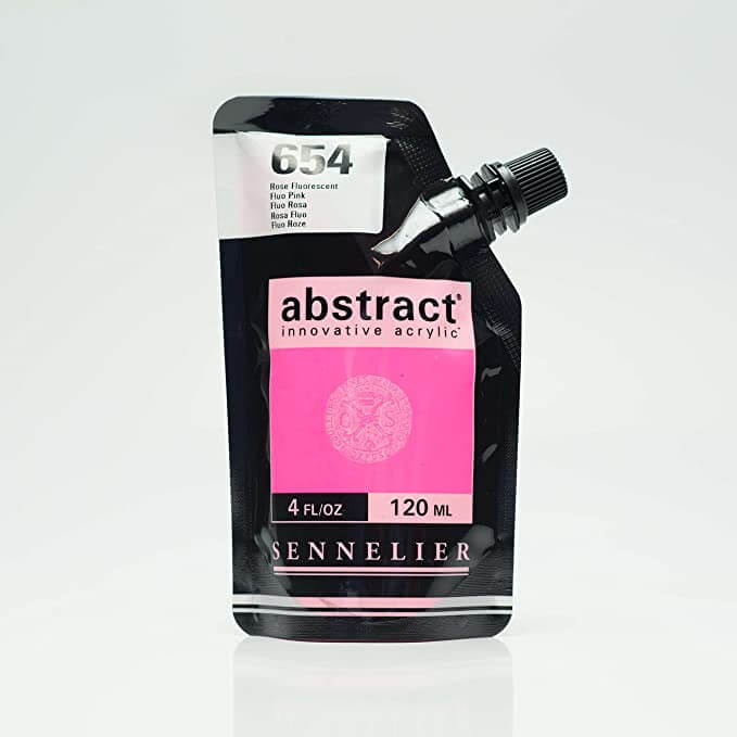 Sennelier Abstract akryl 120ml Fluorescent Pink