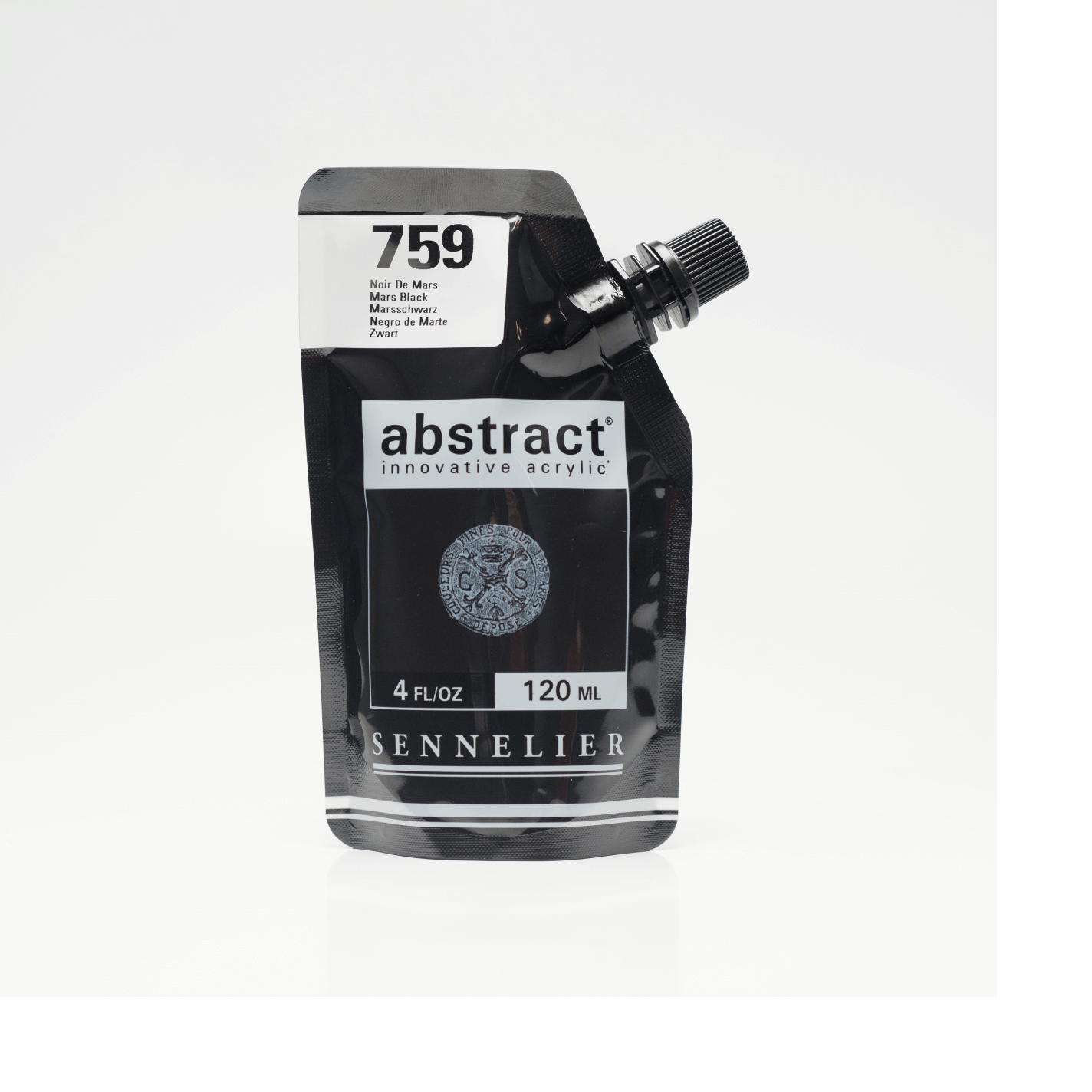 Sennelier Abstract akryl 120ml Mars Black